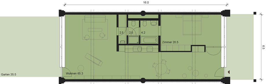 Grundriss Wohnung