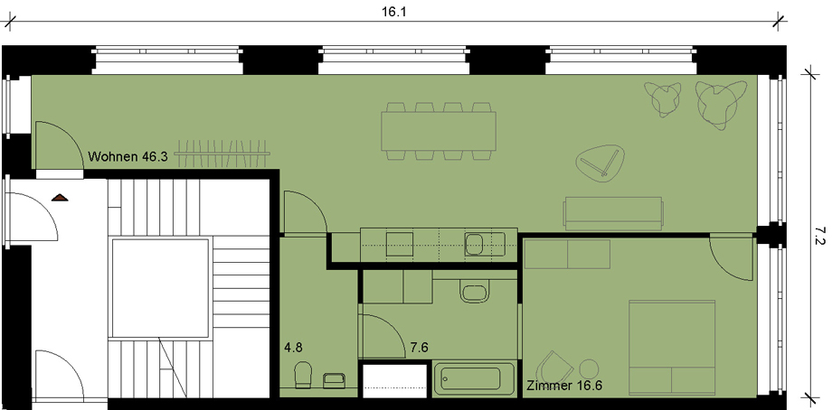 Grundriss Wohnung